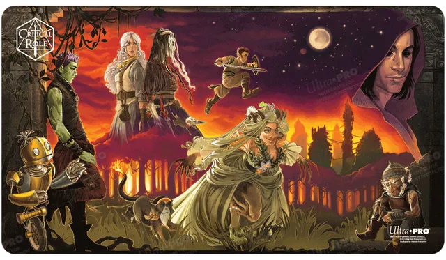 ultra-pro-critical-role-stitched-edge-playmat-pulp-poster-spielmatte image 1