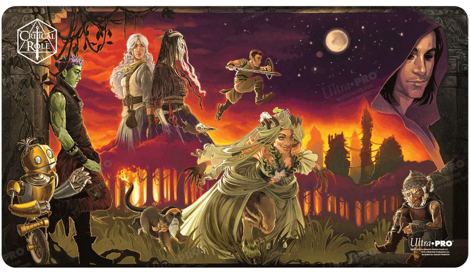 ultra-pro-critical-role-stitched-edge-playmat-pulp-poster-spielmatte image 1