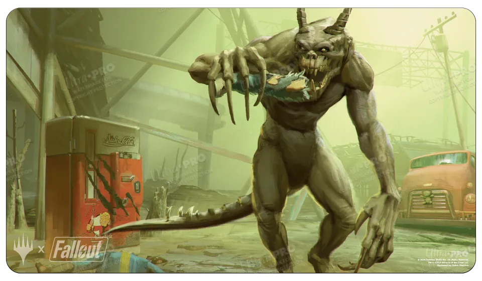 ultra-pro-fallout-tarmogoyf-standard-playmat-f-r-magic-the-gathering image 1