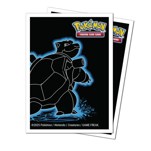 ultra-pro-pok-mon-neon-kanto-blastoise-apex-deck-protector-sleeves-105-st-ck image 1