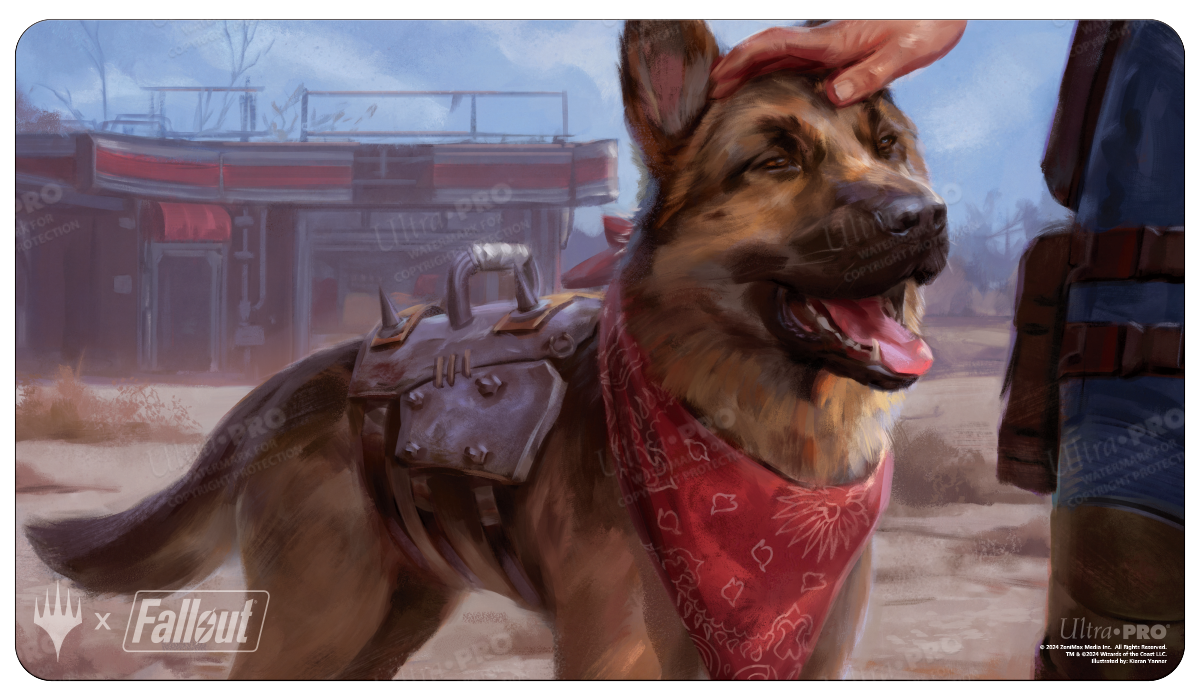 ultra-pro-playmat-fallout-dogmeat-ever-loyal-f-r-magic-the-gathering-universes-b image 1