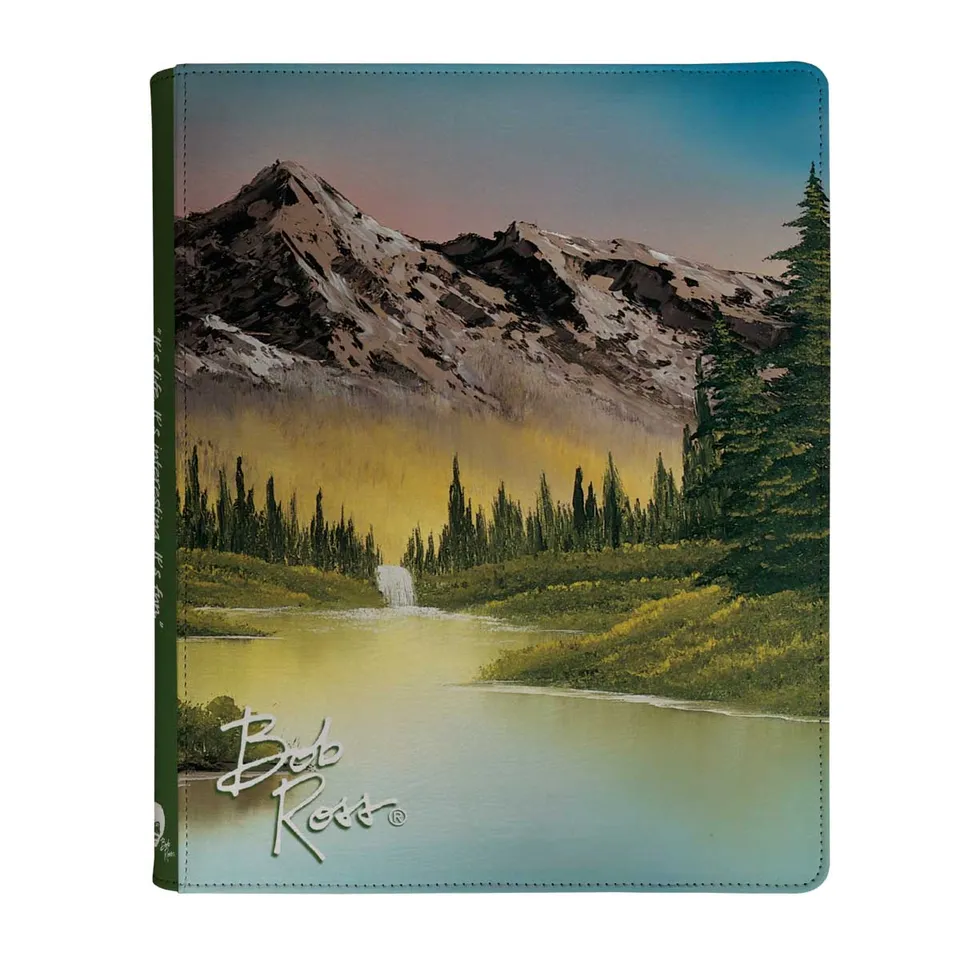 ultra-pro-bob-ross-mountain-retreat-9-pocket-zippered-pro-binder-f-r-sammelkarte image 1