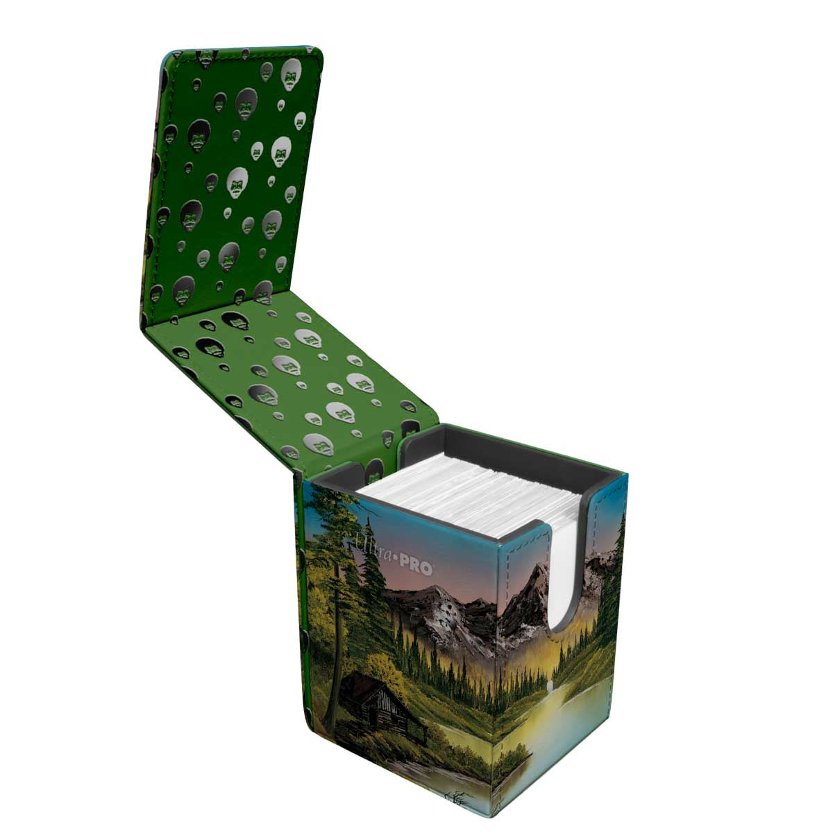 ultra-pro-bob-ross-mountain-retreat-alcove-flip-deck-box-f-r-trading-card-games image 3