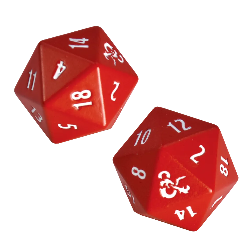 ultra-pro-heavy-metal-rot-wei-d20-w-rfelset-2-st-ck-f-r-dungeons-dragons image 1