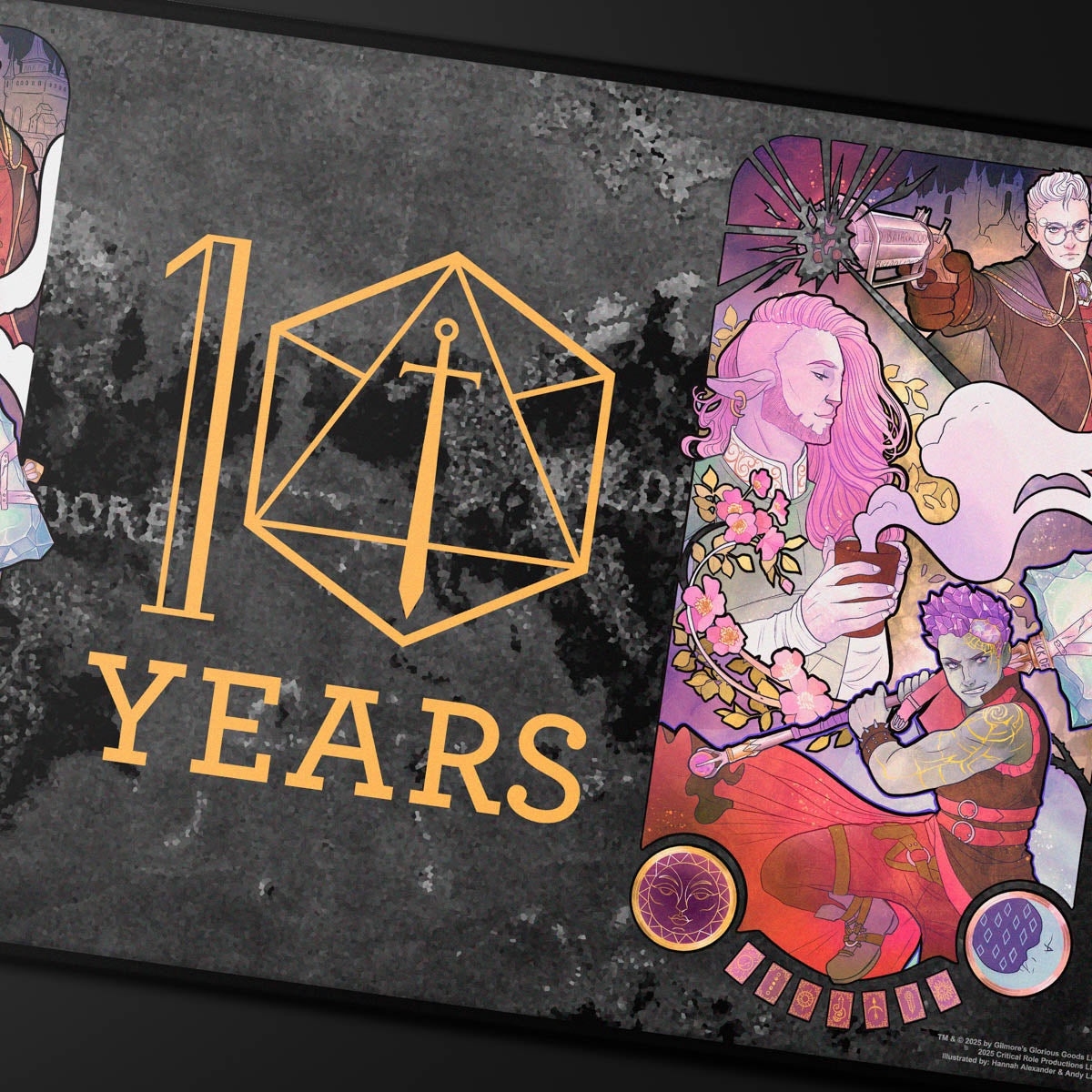 ultra-pro-critical-role-10-year-anniversary-stitched-edge-playmat-taliesin-jaffe image 2