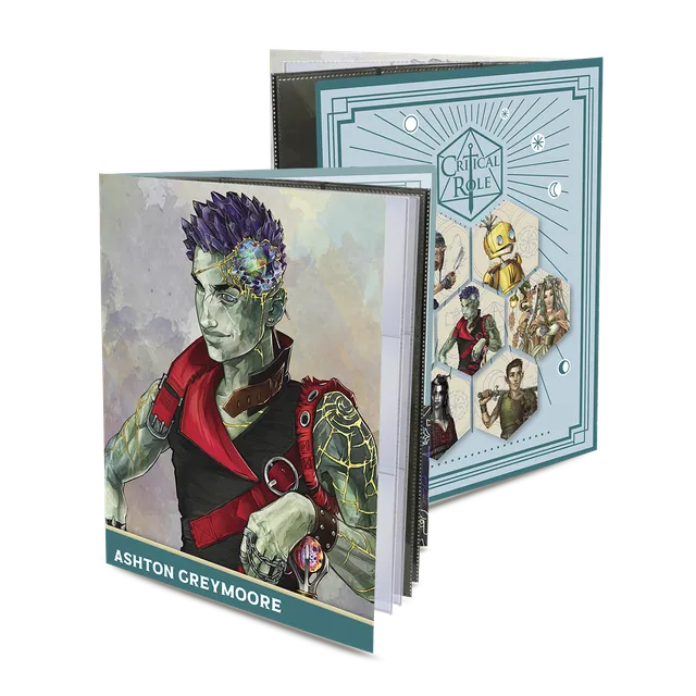 ultra-pro-critical-role-bells-hells-ashton-greymoore-rpg-folio-mit-stickern image 1