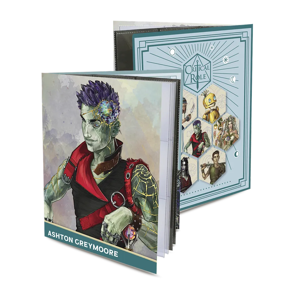 ultra-pro-critical-role-bells-hells-ashton-greymoore-rpg-folio-mit-stickern image 1