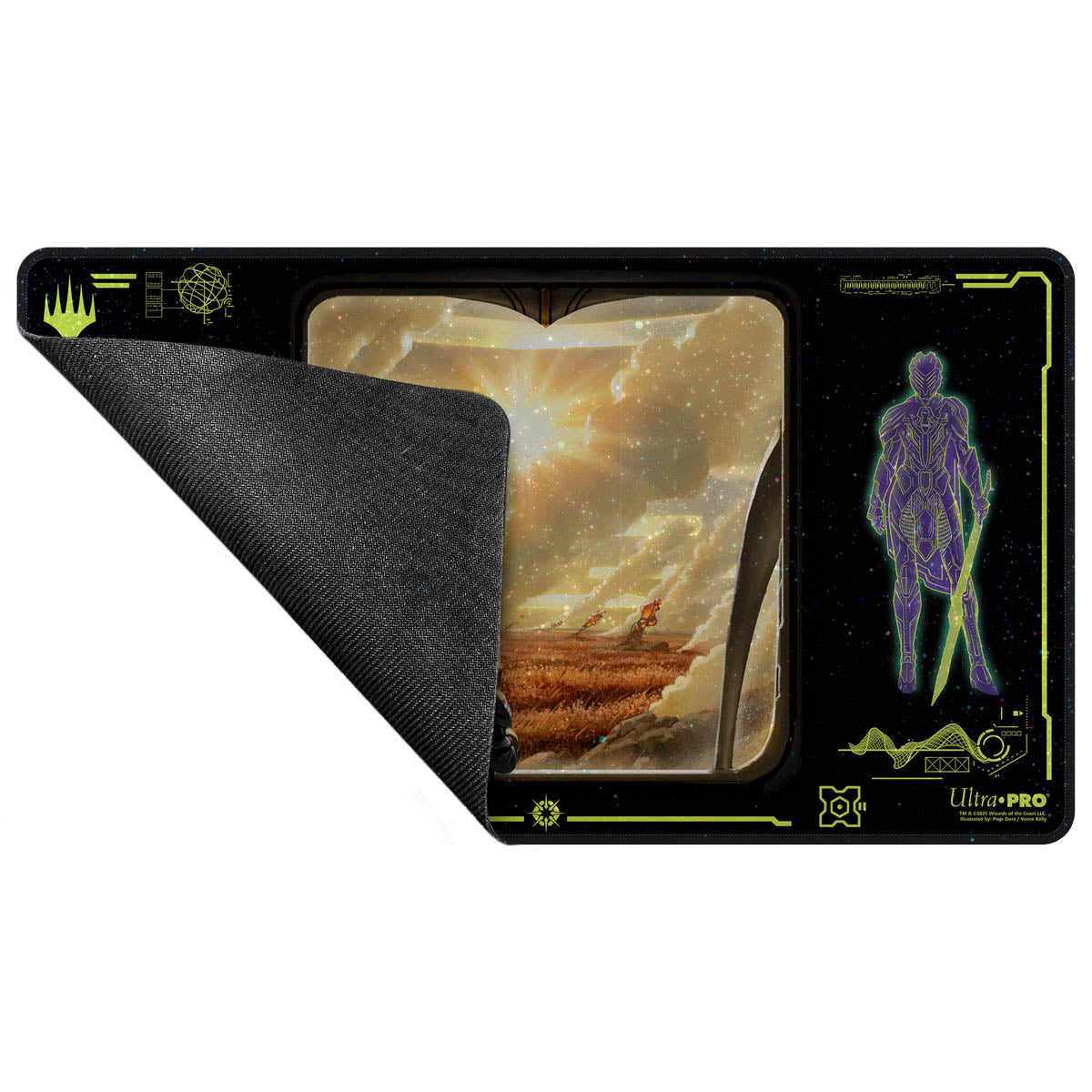 ultra-pro-magic-the-gathering-edge-of-eternities-holofoil-spielmatte-adagia-wind image 3