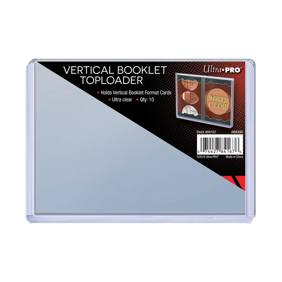 ultra-pro-vertical-booklet-toploader-sleeves-10ct-139-7-x-106-4-mm image 1