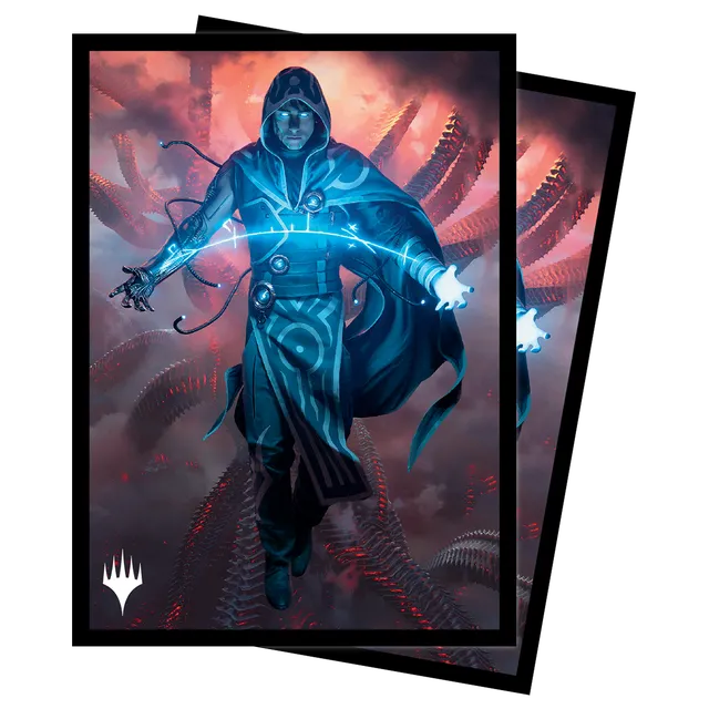 ultra-pro-phyrexia-all-will-be-one-jace-the-perfected-mind-standard-sleeves-100c image 1