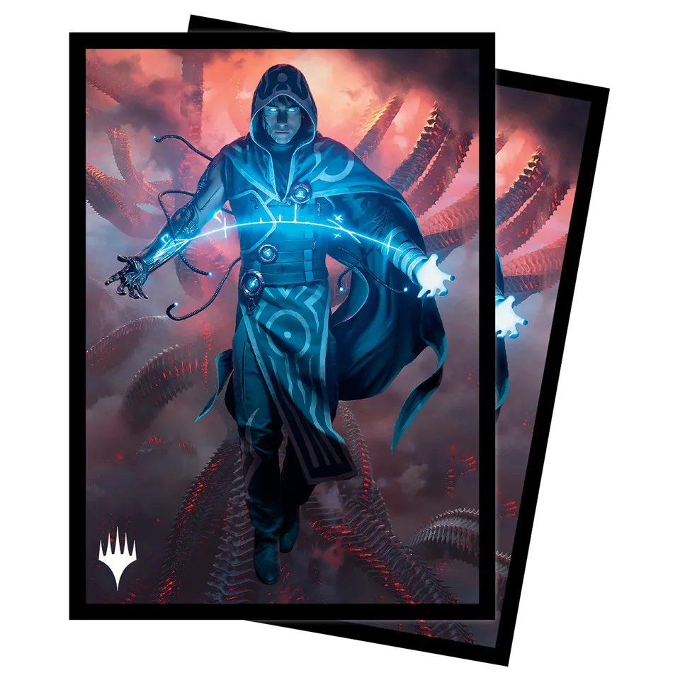 ultra-pro-phyrexia-all-will-be-one-jace-the-perfected-mind-standard-sleeves-100c image 1