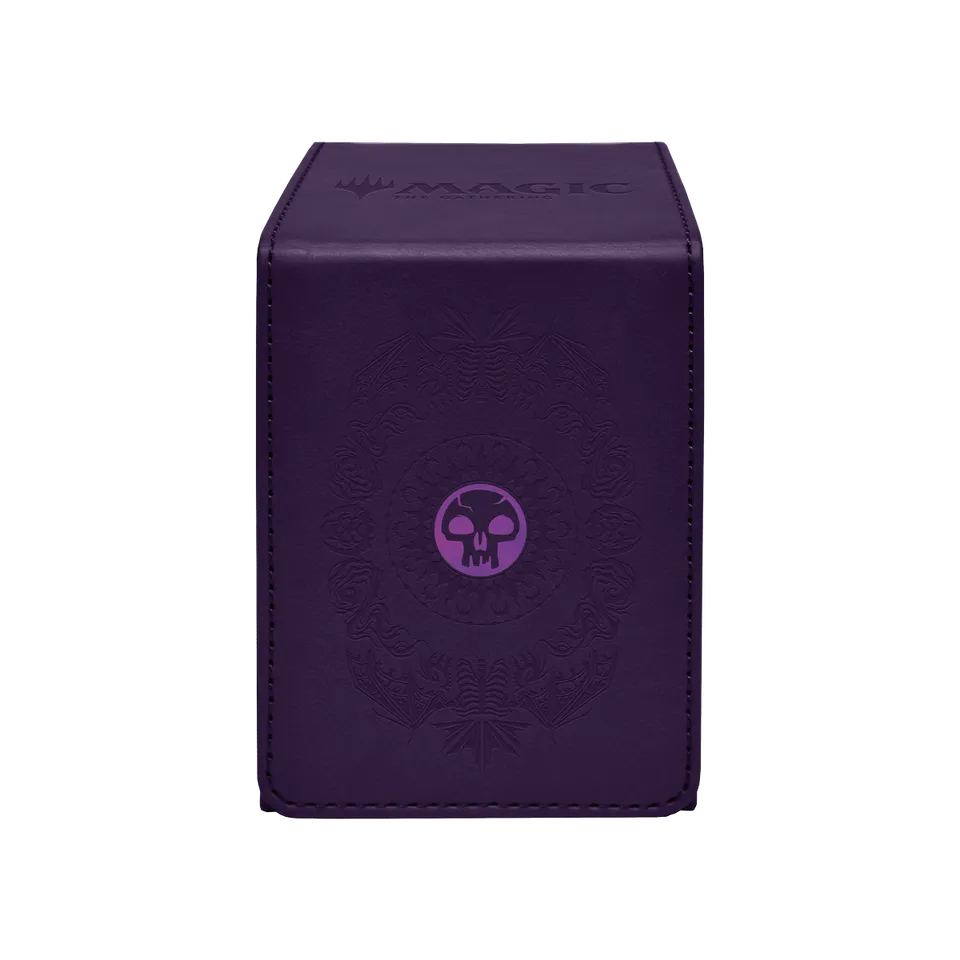 ultra-pro-alcove-flip-deck-box-mana-7-swamp-lederette-kartenbox-f-r-100-magic-ka image 1
