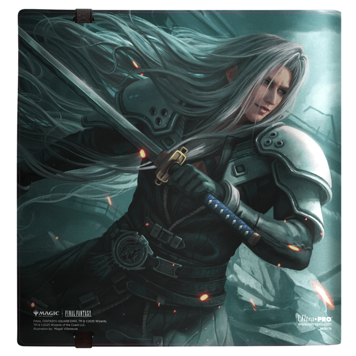 ultra-pro-magic-the-gathering-final-fantasy-cloud-vs-sephiroth-12-pocket-pro-bin image 2