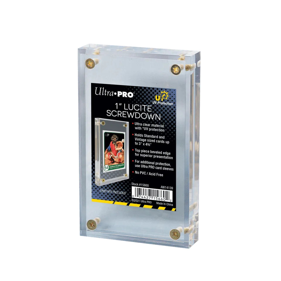 ultra-pro-lucite-uv-1-screwdown-kartenhalter-f-r-standard-und-vintage-karten image 1