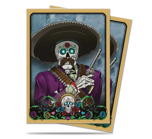 ultra-pro-mariachi-standard-deck-protector-sleeves-50ct-dia-de-los-muertos image 1