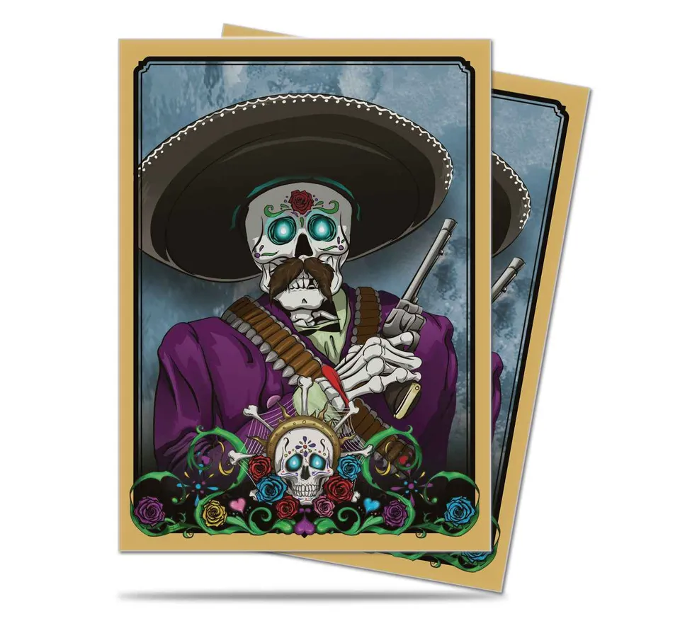 ultra-pro-mariachi-standard-deck-protector-sleeves-50ct-dia-de-los-muertos image 1