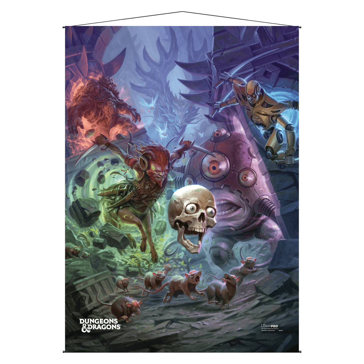 ultra-pro-planescape-adventures-in-the-multiverse-wall-scroll-morte-s-planar-par image 1