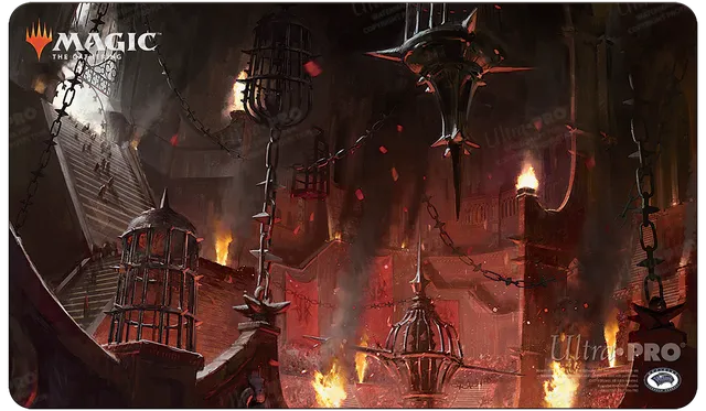ultra-pro-magic-the-gathering-ravnica-allegiance-rakdos-small-gaming-playmat image 1