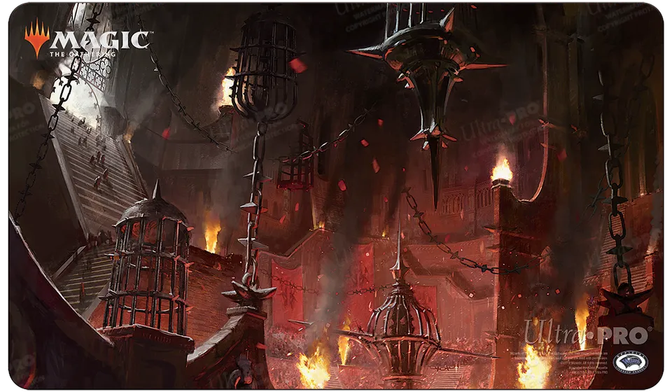 ultra-pro-magic-the-gathering-ravnica-allegiance-rakdos-small-gaming-playmat image 1