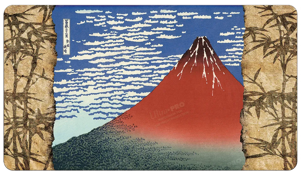 ultra-pro-fine-art-red-fuji-standard-gaming-playmat-von-hokusai-24-x-13-5-zoll image 1
