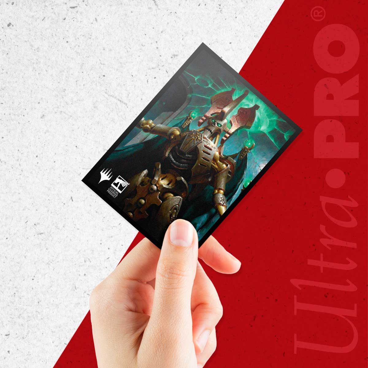 ultra-pro-warhammer-40k-szarekh-the-silent-king-standard-deck-protector-sleeves- image 2