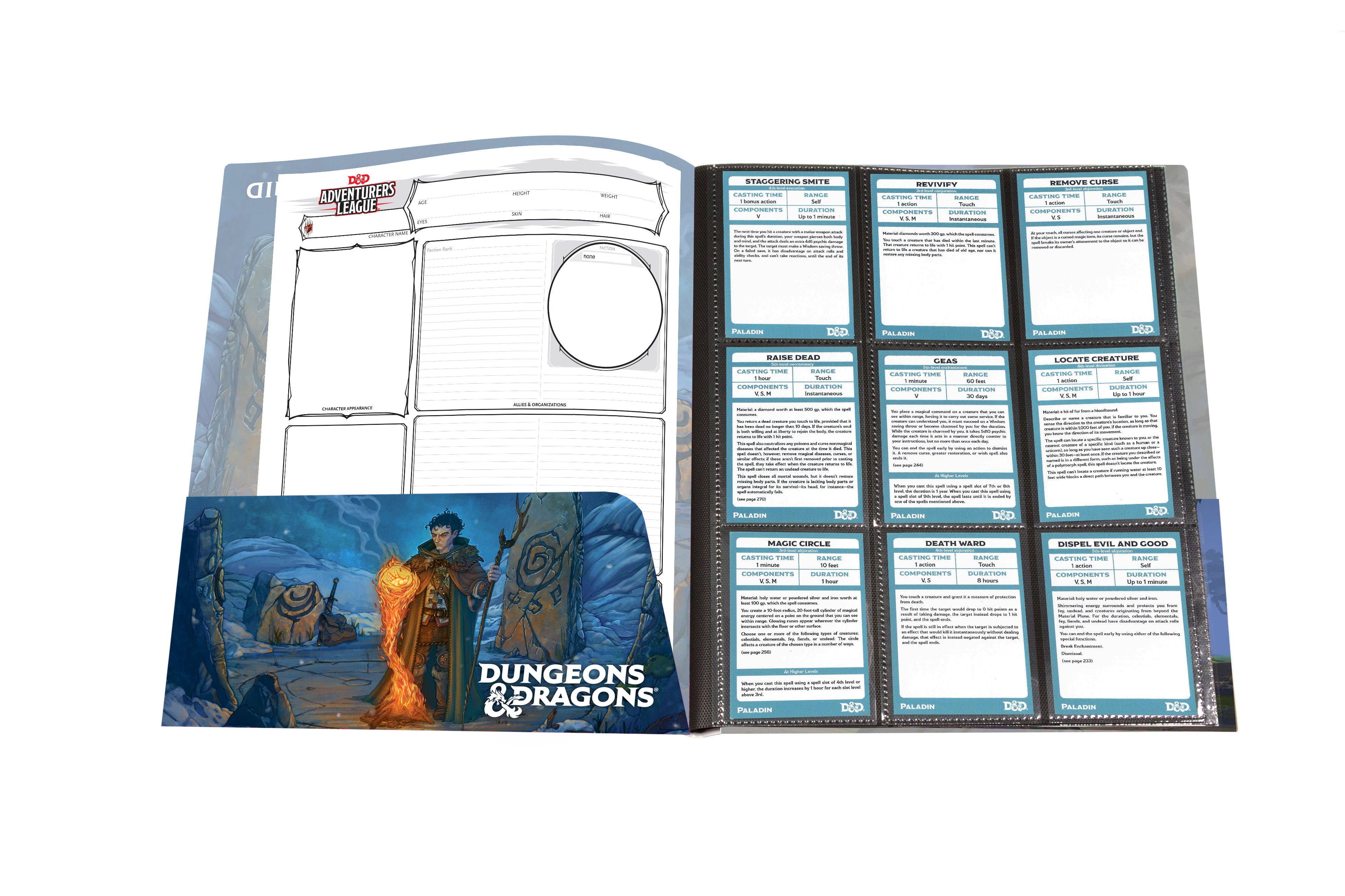 ultra-pro-druid-class-folio-f-r-dungeons-dragons-charaktermappe-mit-stickern image 2