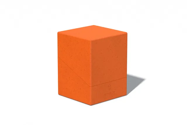 ultimate-guard-return-to-earth-boulder-100-deck-case-orange-standardgr-e image 1