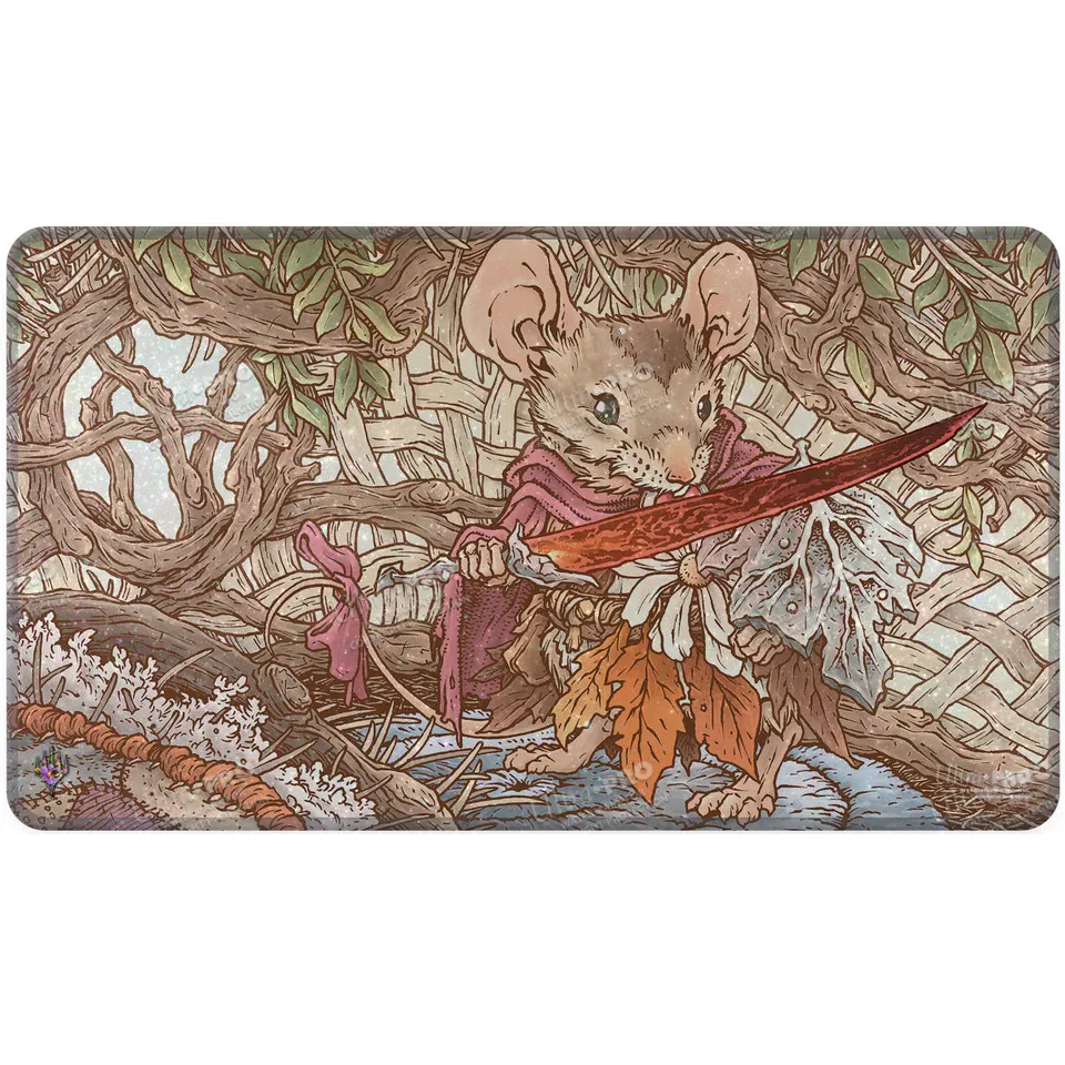 ultra-pro-bloomburrow-mabel-heir-to-cragflame-holofoil-standard-gaming-playmat-f image 1