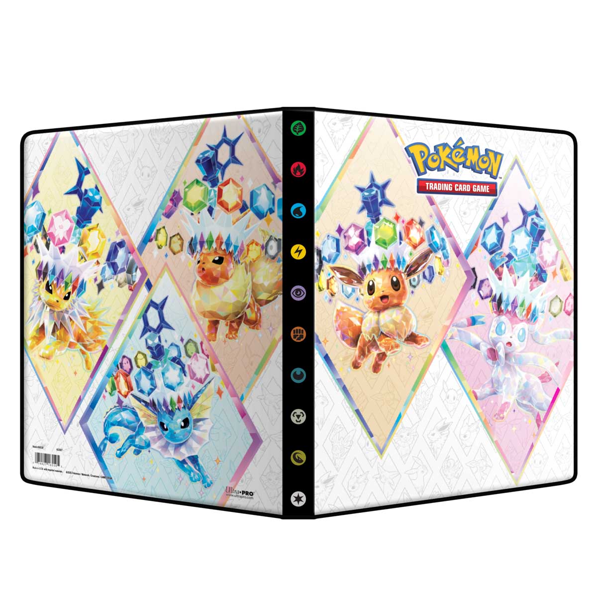 ultra-pro-scarlet-violet-prismatic-evolutions-9-pocket-portfolio-f-r-pok-mon image 4
