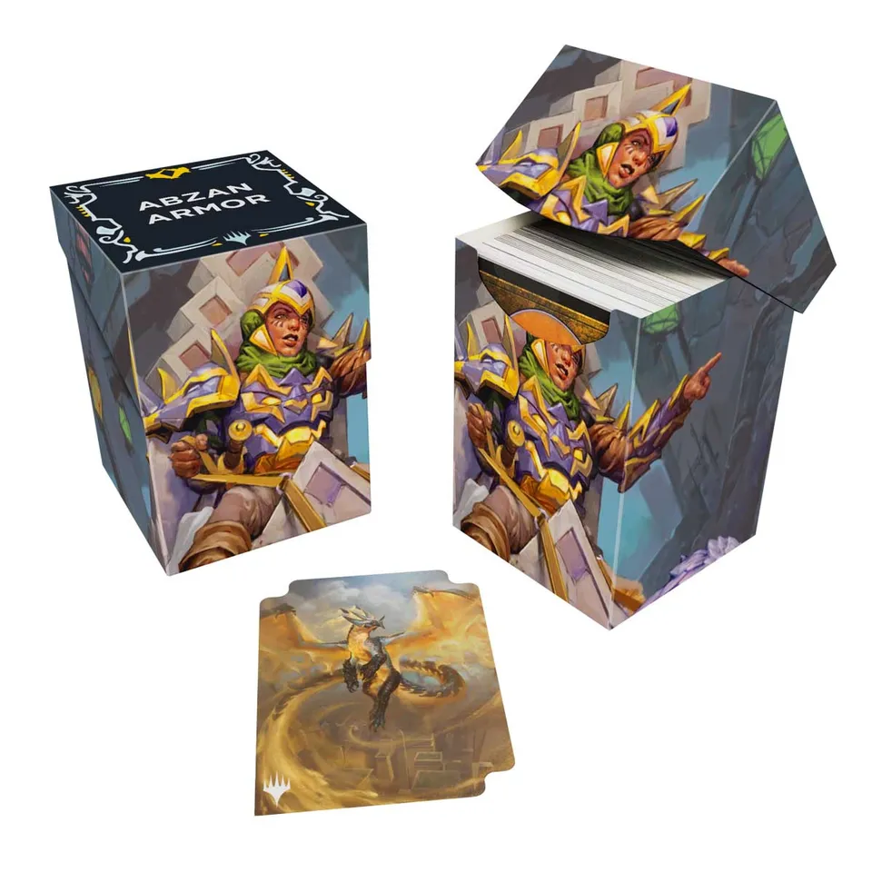 ultra-pro-tarkir-dragonstorm-abzan-armor-100-deck-box-f-r-magic-the-gathering image 1