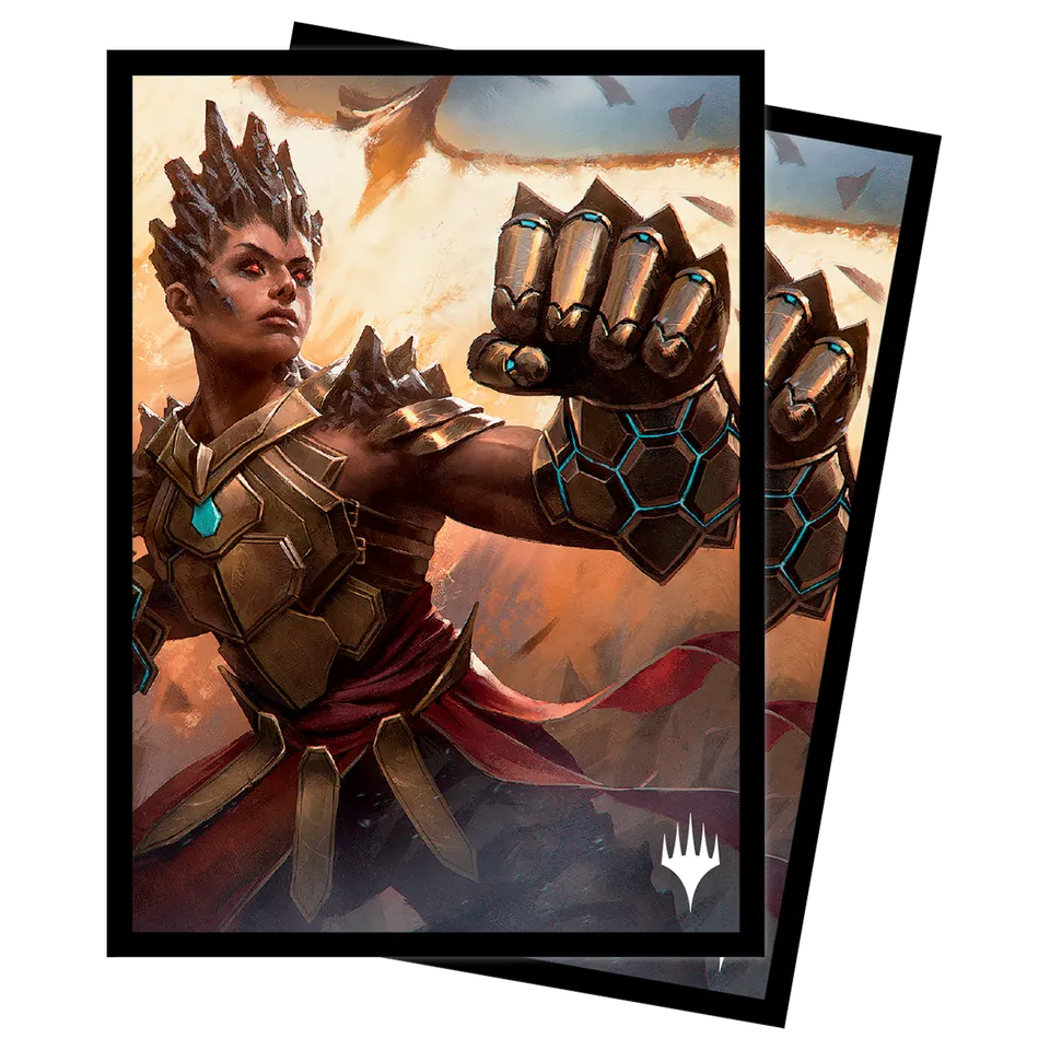 ultra-pro-phyrexia-all-will-be-one-neyali-suns-vanguard-100ct-deck-protector-sle image 1