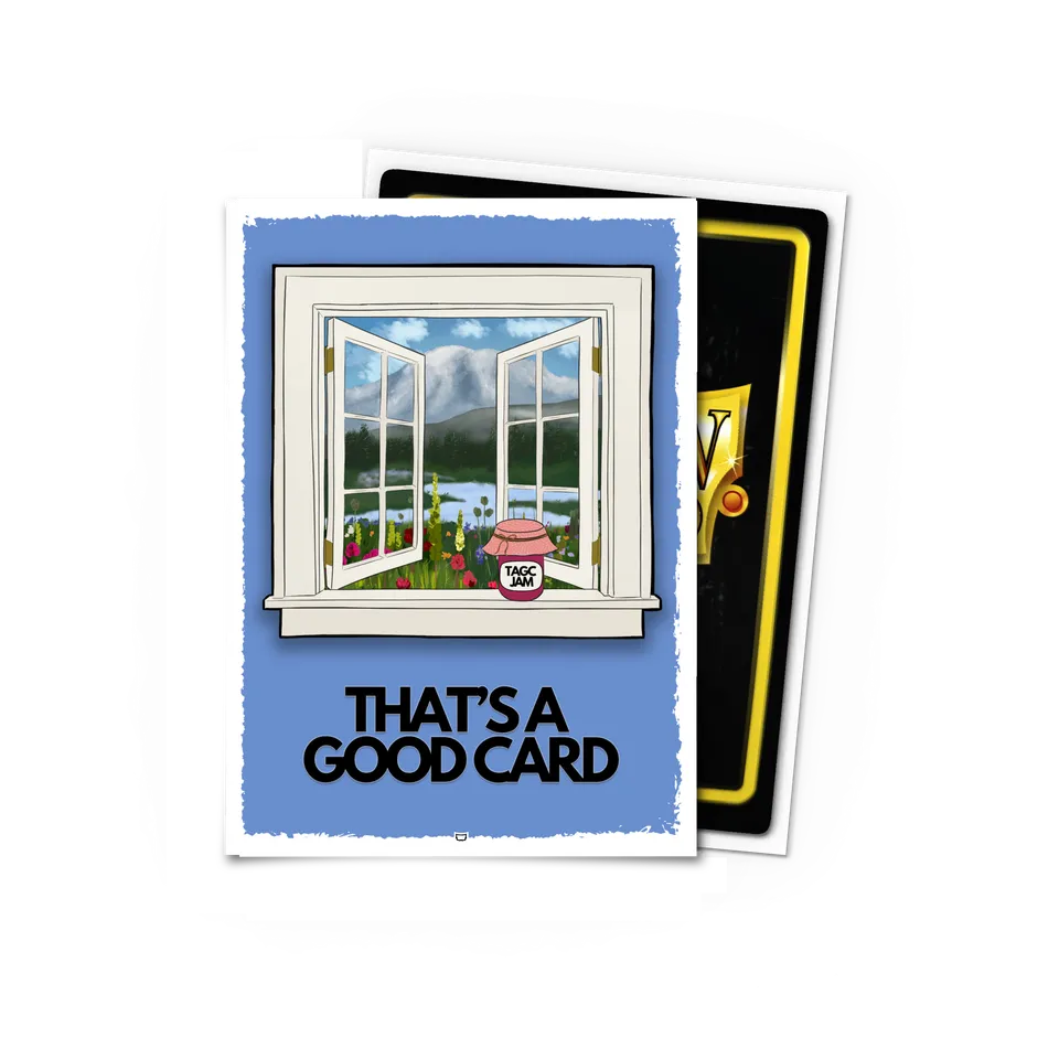 dragon-shield-brushed-art-sleeves-that-s-a-good-card-window-to-jam image 1