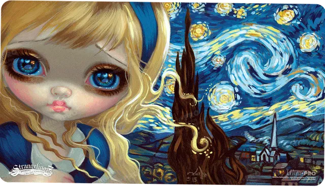 ultra-pro-jasmine-becket-griffith-alice-in-the-starry-night-standard-gaming-play image 1