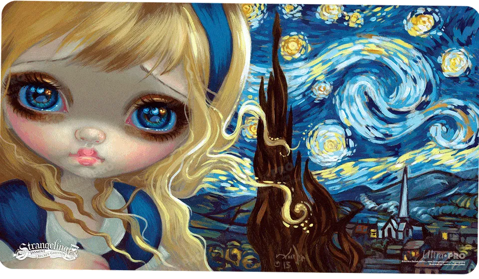 ultra-pro-jasmine-becket-griffith-alice-in-the-starry-night-standard-gaming-play image 1