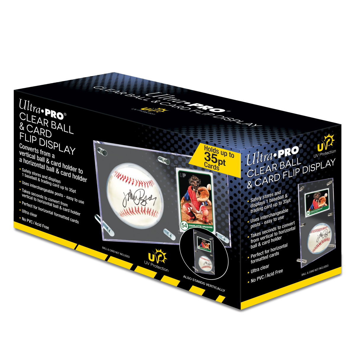 ultra-pro-baseball-card-35pt-clear-flip-display-case image 5