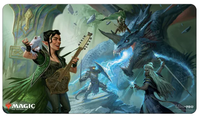 ultra-pro-adventures-in-the-forgotten-realms-the-party-fighting-blue-dragon-stan image 1