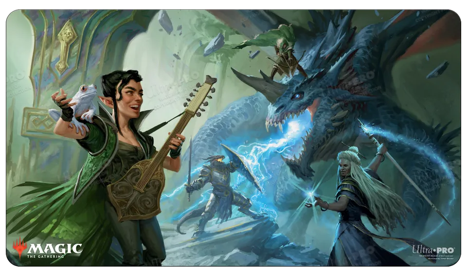 ultra-pro-adventures-in-the-forgotten-realms-the-party-fighting-blue-dragon-stan image 1