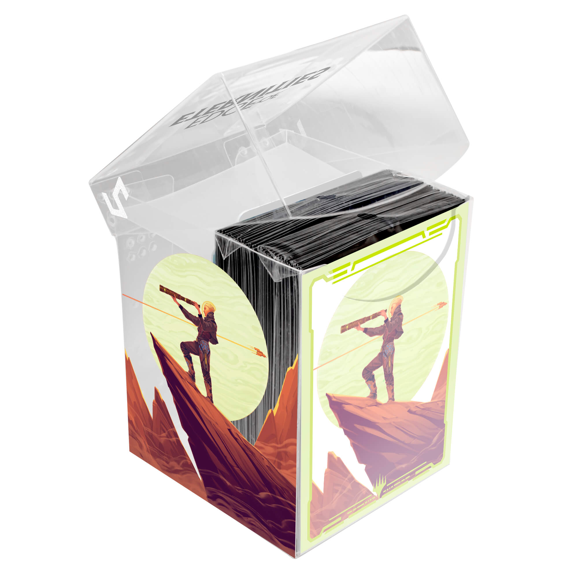 ultra-pro-edge-of-eternities-sami-wildcat-captain-100ct-deck-protector-sleeves-m image 3