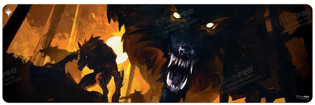ultra-pro-innistrad-midnight-hunt-draft-booster-key-art-8ft-table-playmat-f-r-ma image 1