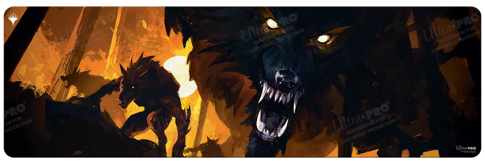 ultra-pro-innistrad-midnight-hunt-draft-booster-key-art-8ft-table-playmat-f-r-ma image 1