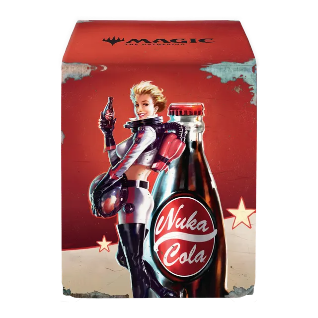 ultra-pro-fallout-nuka-cola-pinup-alcove-flip-deck-box image 1