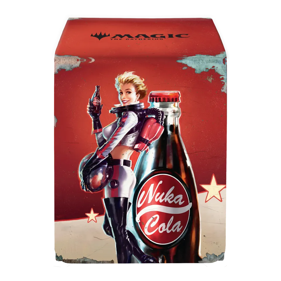 ultra-pro-fallout-nuka-cola-pinup-alcove-flip-deck-box image 1