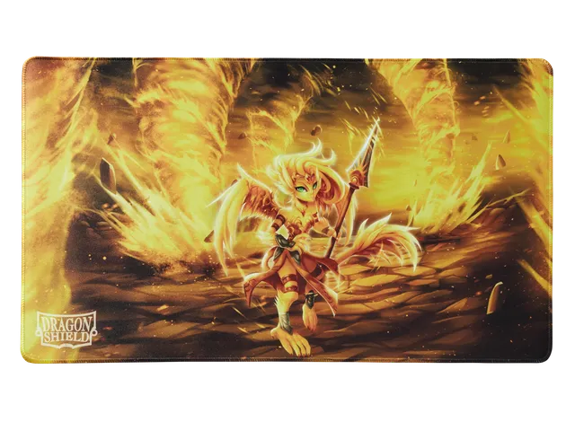 dragon-shield-dorna-transformed-tcg-playmat-yellow-dragon image 1