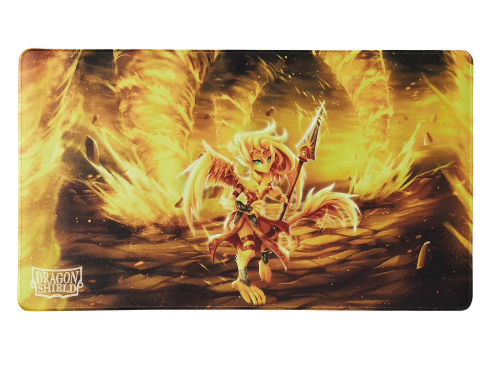 dragon-shield-dorna-transformed-tcg-playmat-yellow-dragon image 1