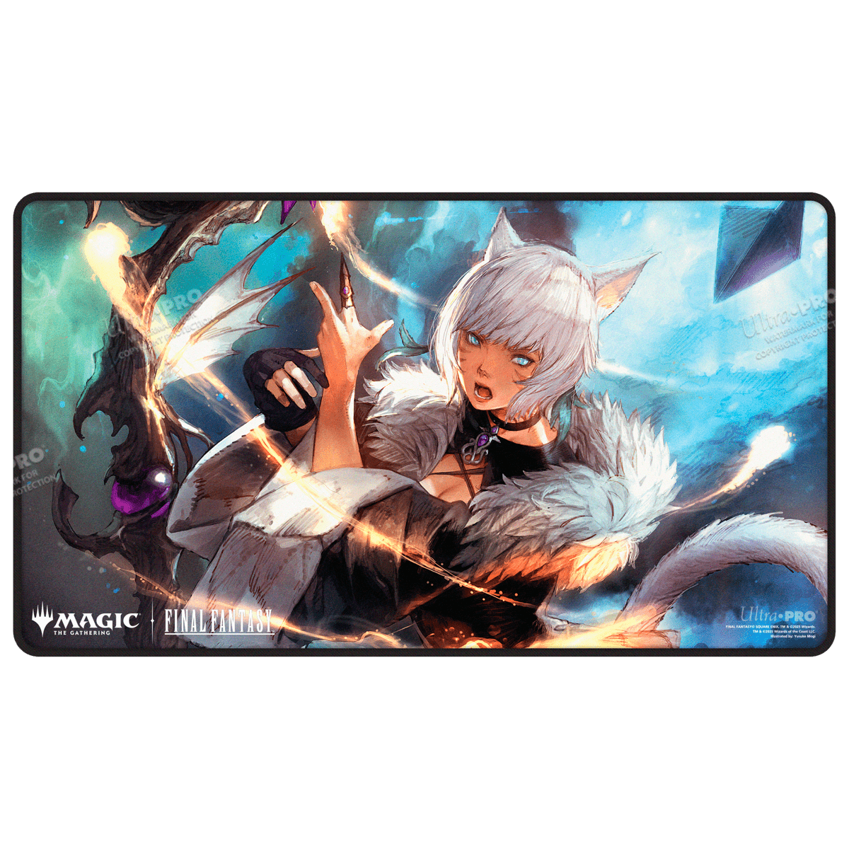 ultra-pro-magic-the-gathering-final-fantasy-y-shtola-rhul-black-stitched-playmat image 1