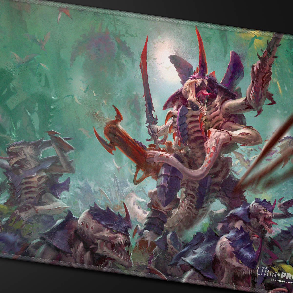 ultra-pro-warhammer-40-000-tyranid-stitched-edge-playmat image 2