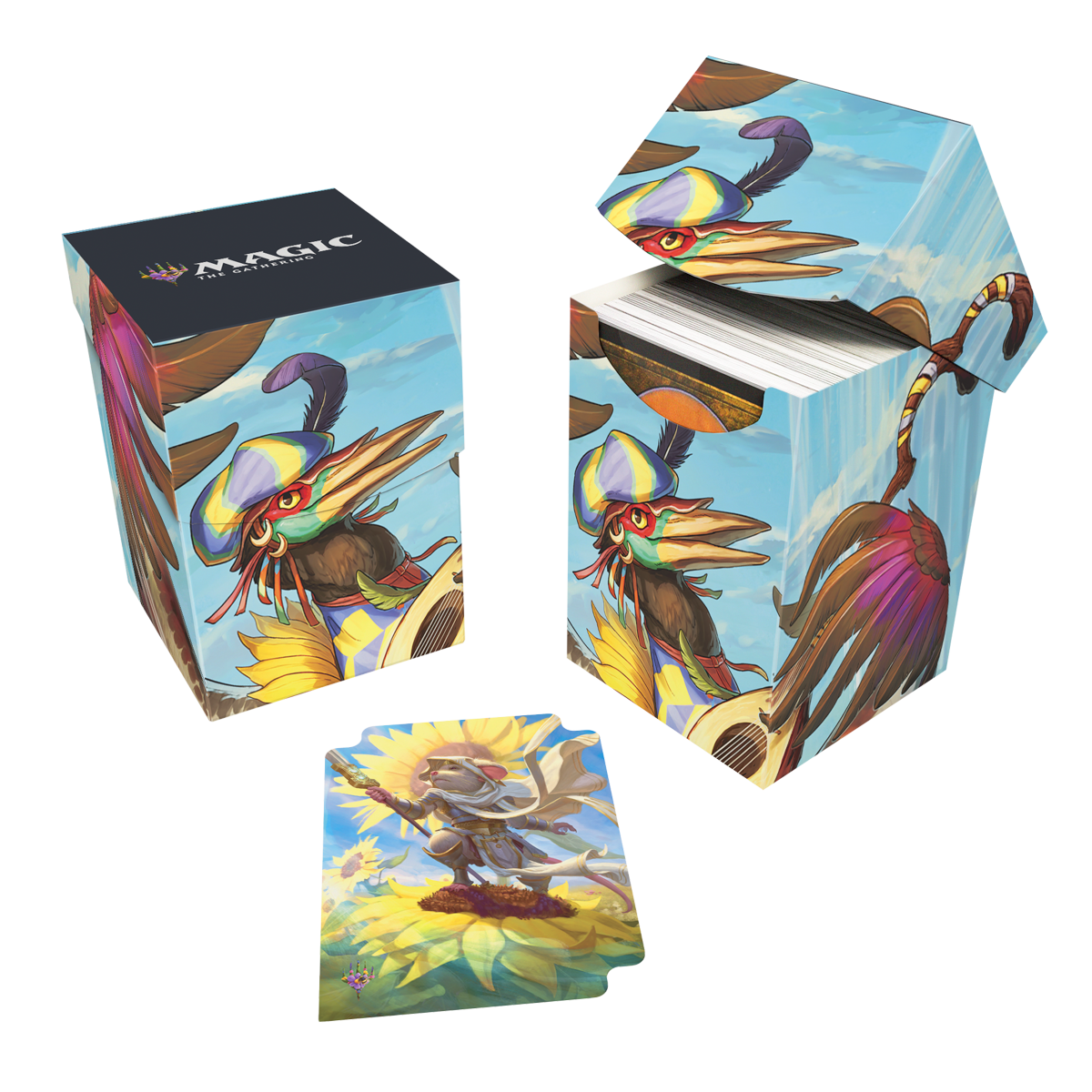 ultra-pro-bloomburrow-zinnia-valley-s-voice-100-deck-box-f-r-magic-the-gathering image 1