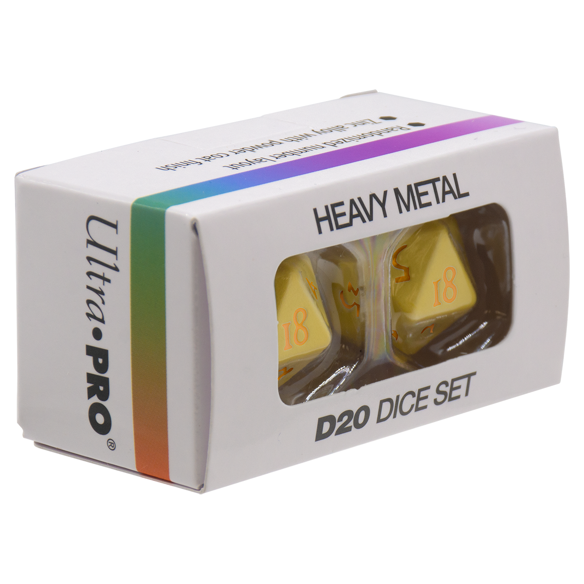 ultra-pro-vivid-heavy-metal-d20-w-rfel-set-2-teilig-schwarz-blau image 8