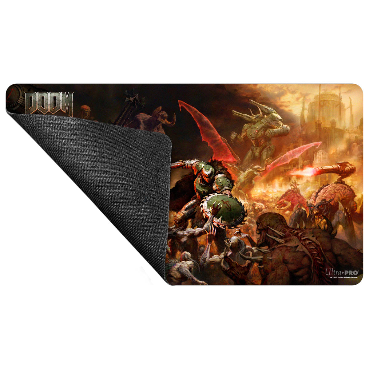ultra-pro-doom-the-dark-ages-onslaught-playmat image 3