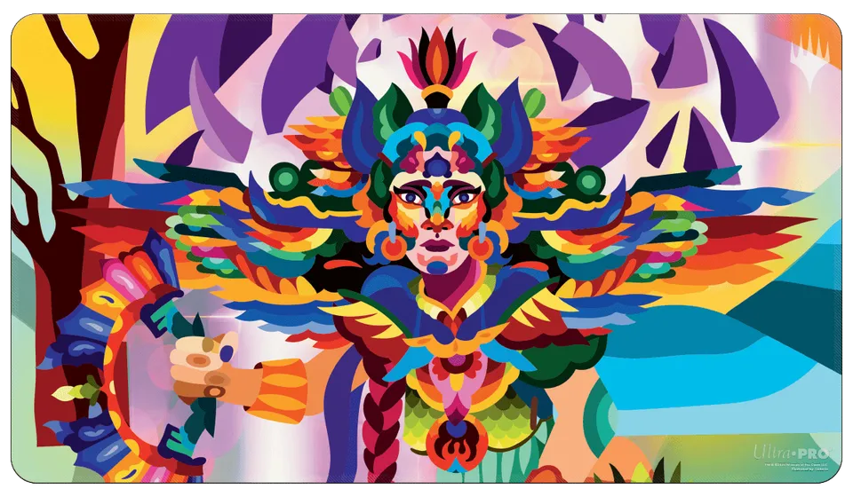 ultra-pro-magic-the-gathering-verlorene-h-hlen-von-ixalan-huatli-poetin-der-einh image 1
